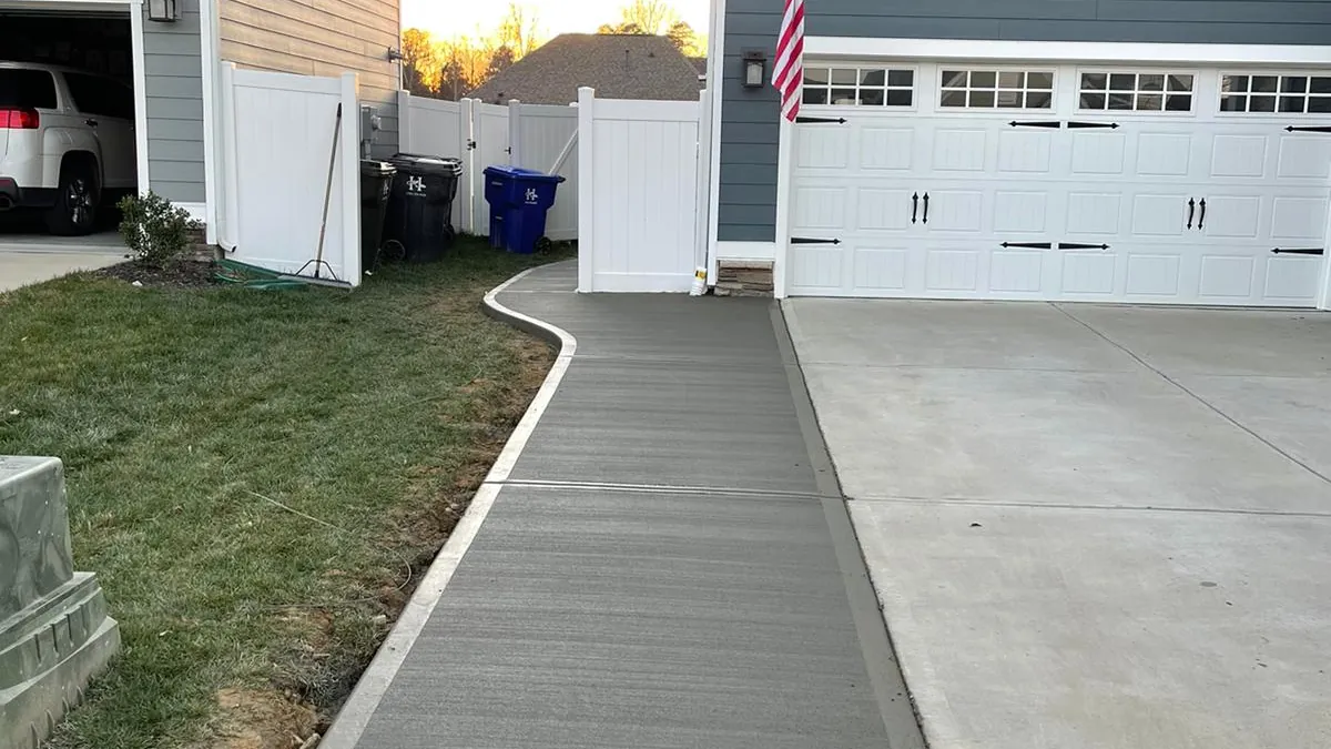 Concrete Driveways work by I.V Concrete Services