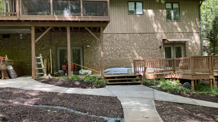 Sidewalks and Walkways job by I.V Concrete Services